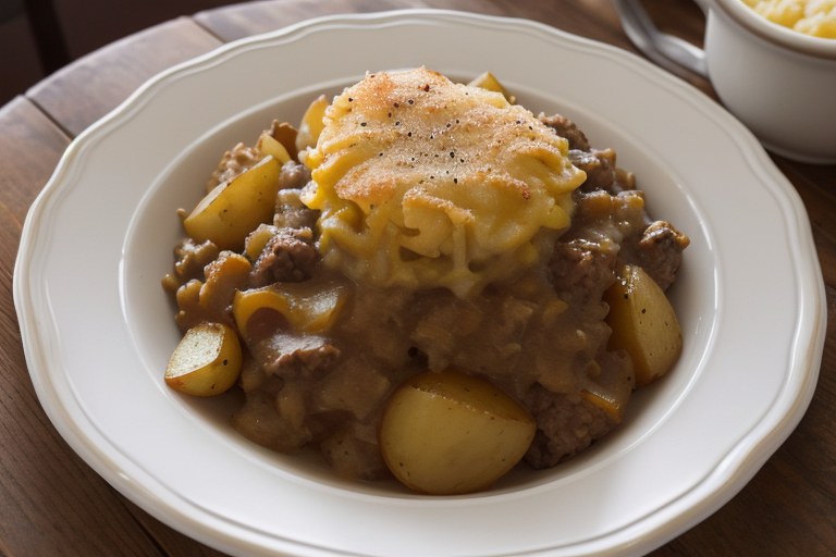 Hamburger Potato Casserole