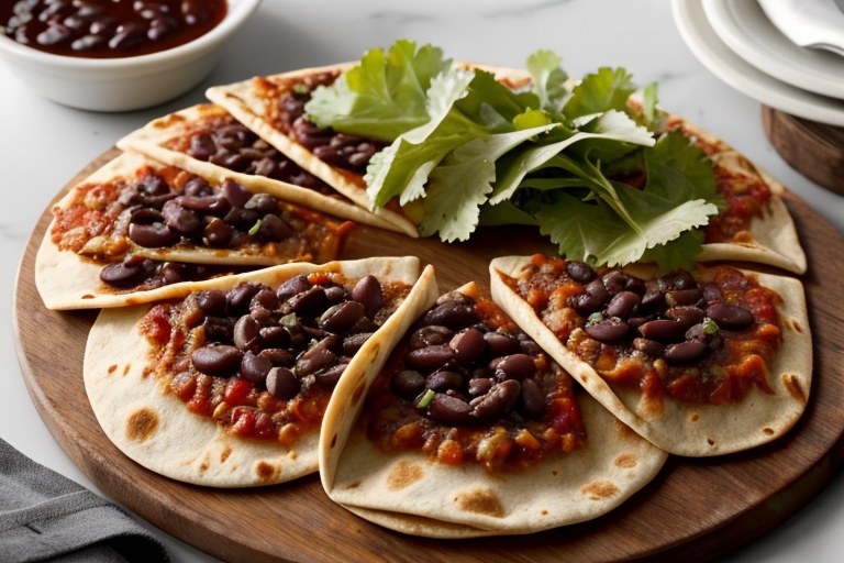 BBQ Black Bean Pizzas