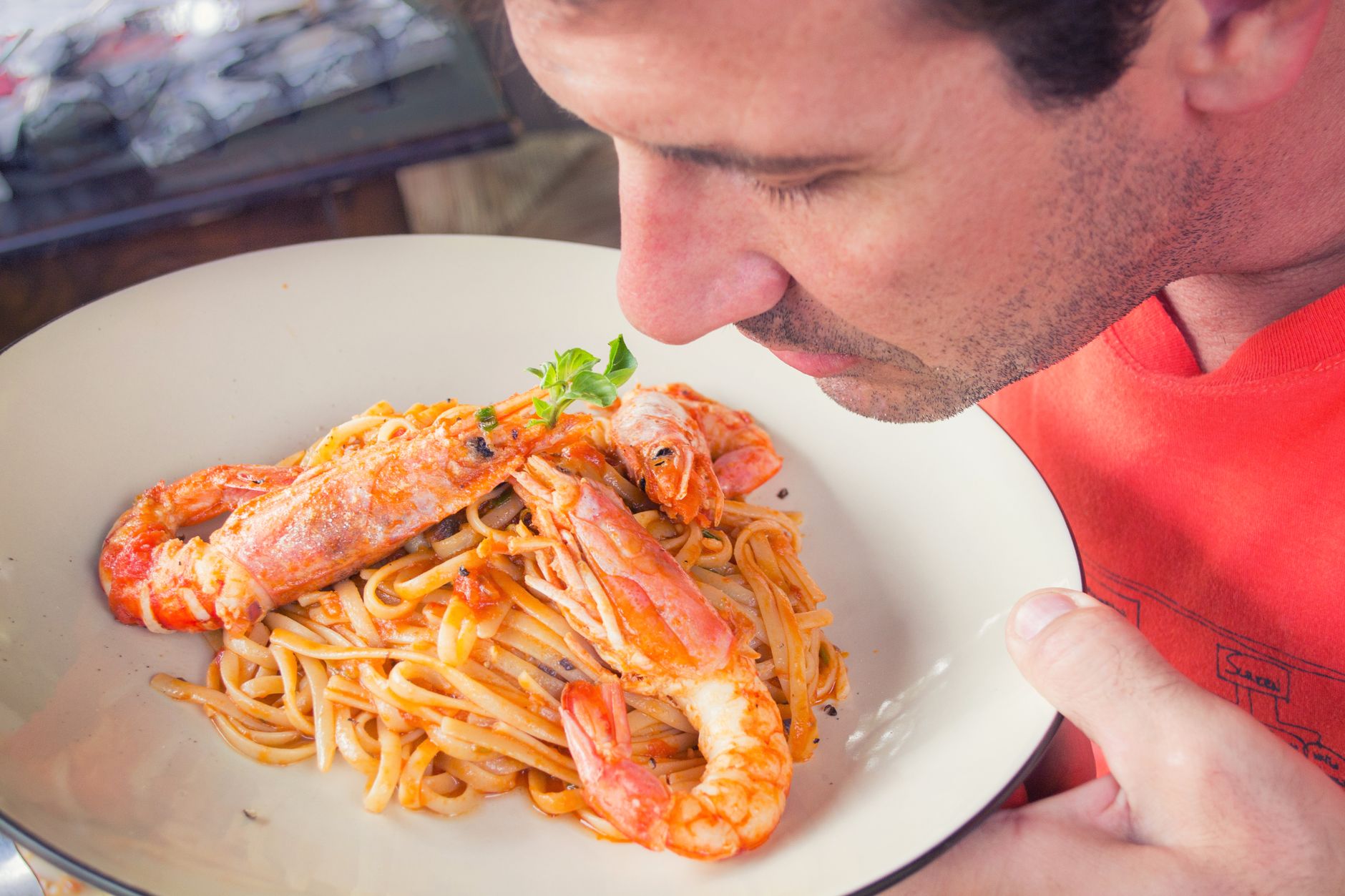 Sunday Shrimp Pasta Bake