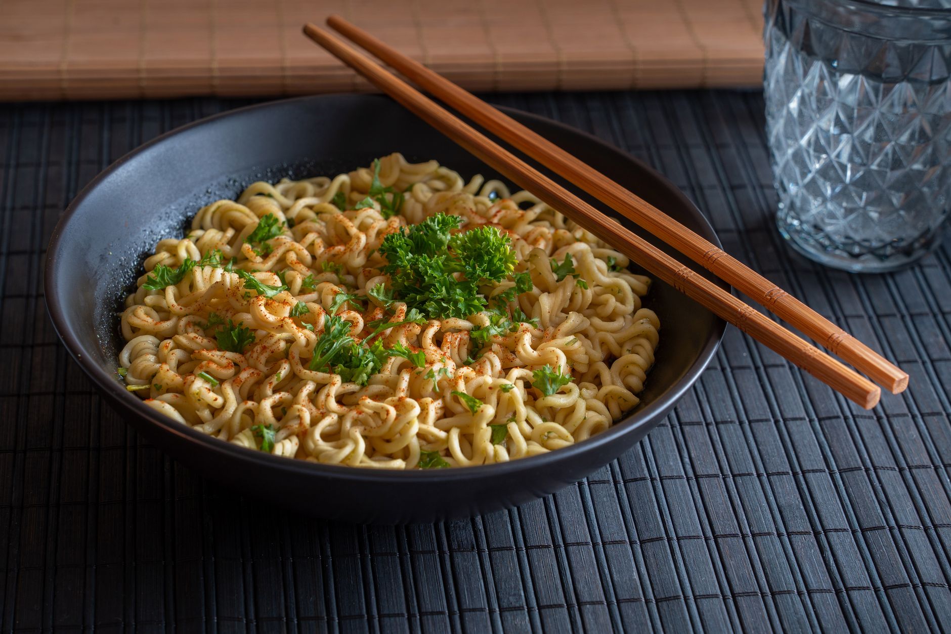 Spicy Peanut Butter Ramen Noodles