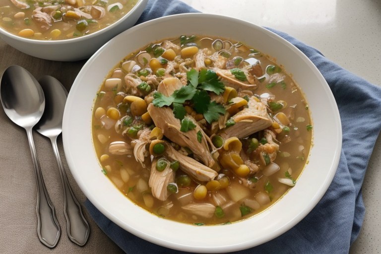 Easy Slow Cooker White Chicken Chili