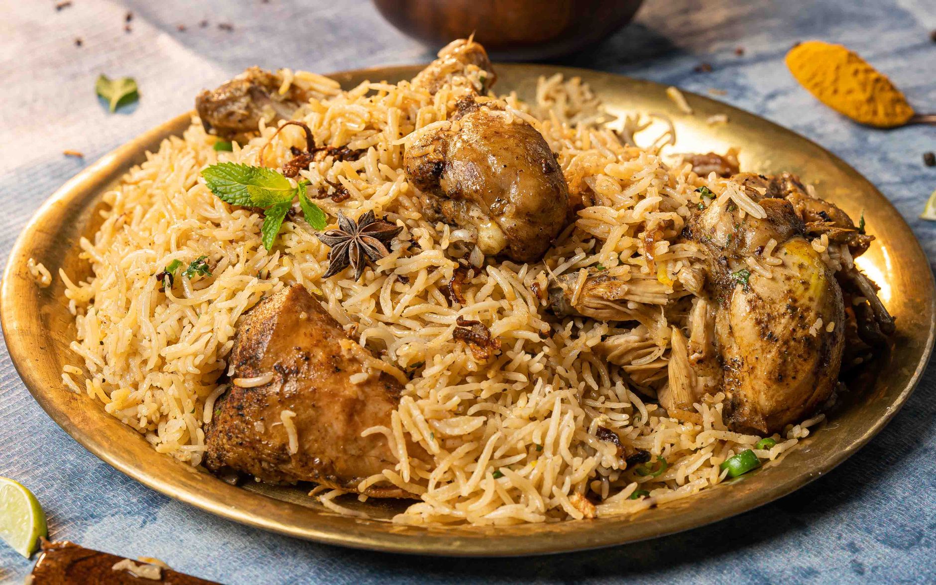 Chicken biryani bake