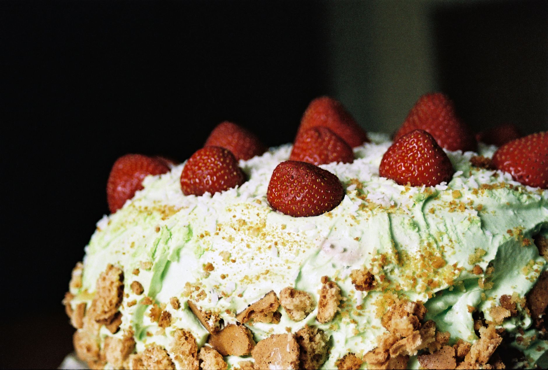 Strawberry Crunch Cake