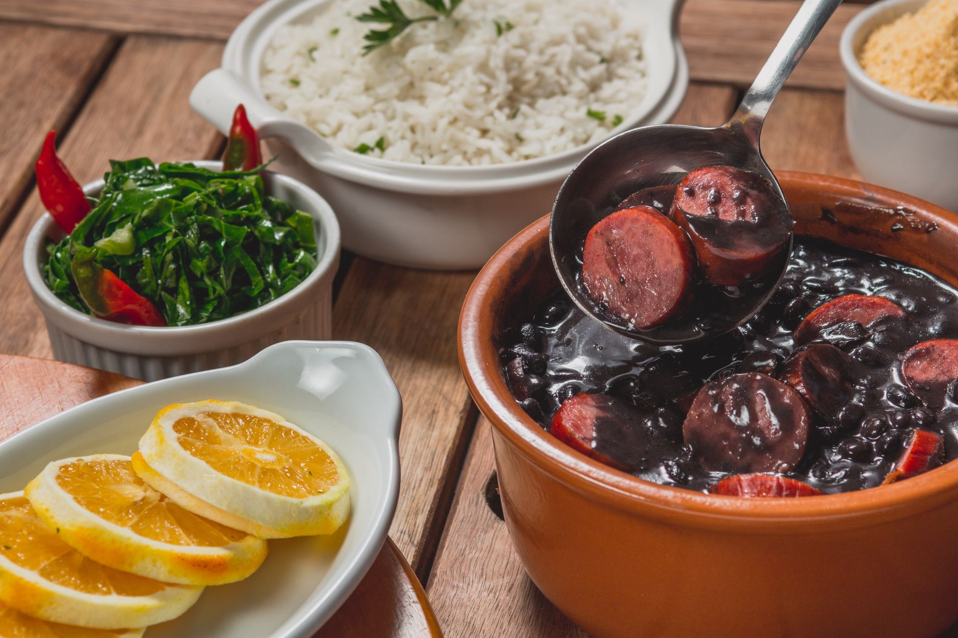 Black-Eyed Peas and Collard Greens
