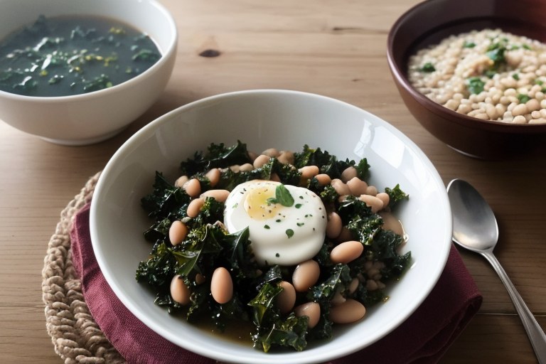Kale and White Bean Power Bowls