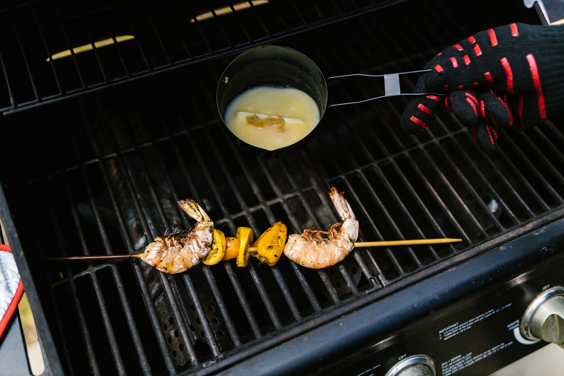 Grilled Pineapple Shrimp Skewers