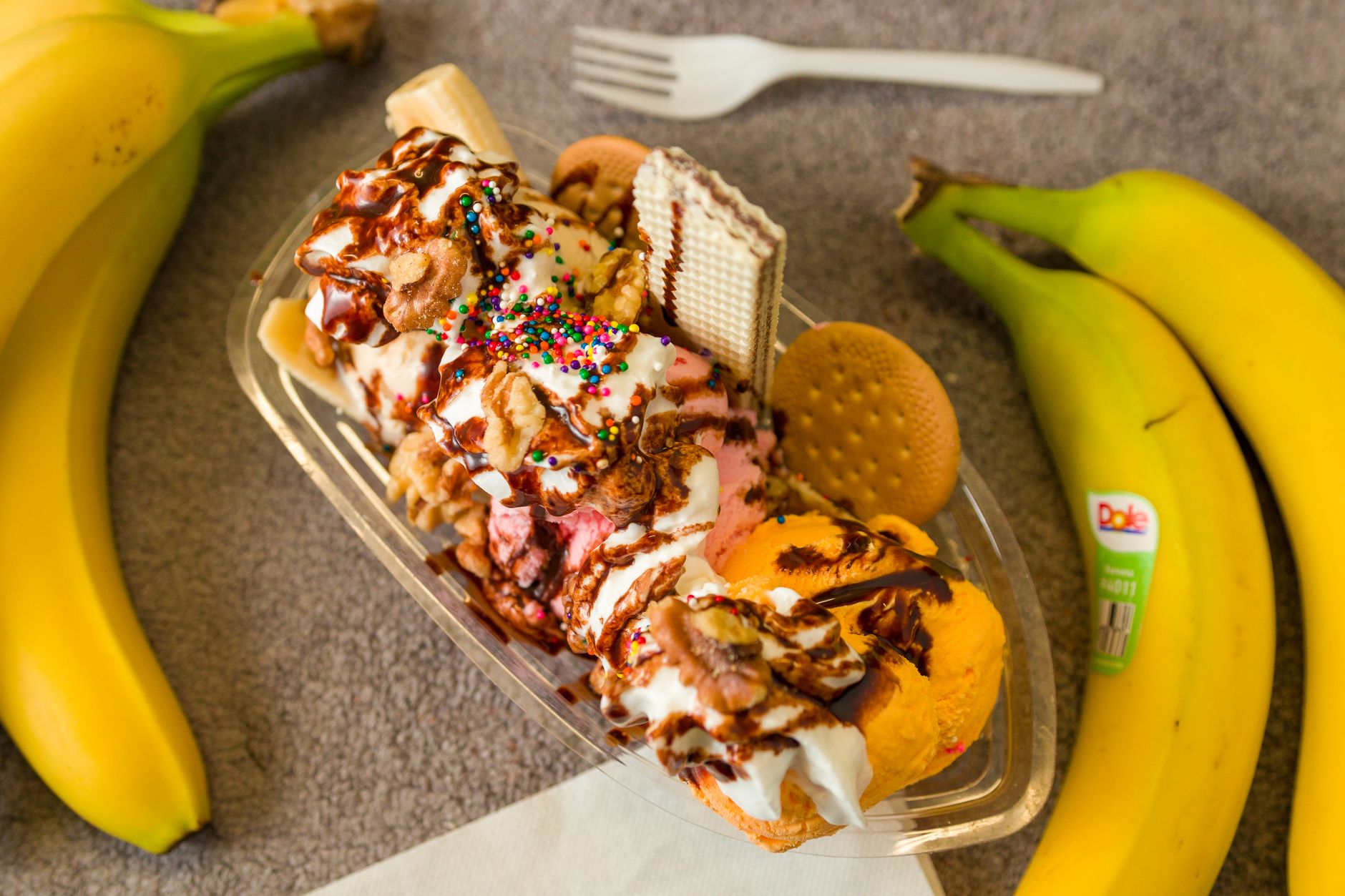 Breakfast Banana Splits