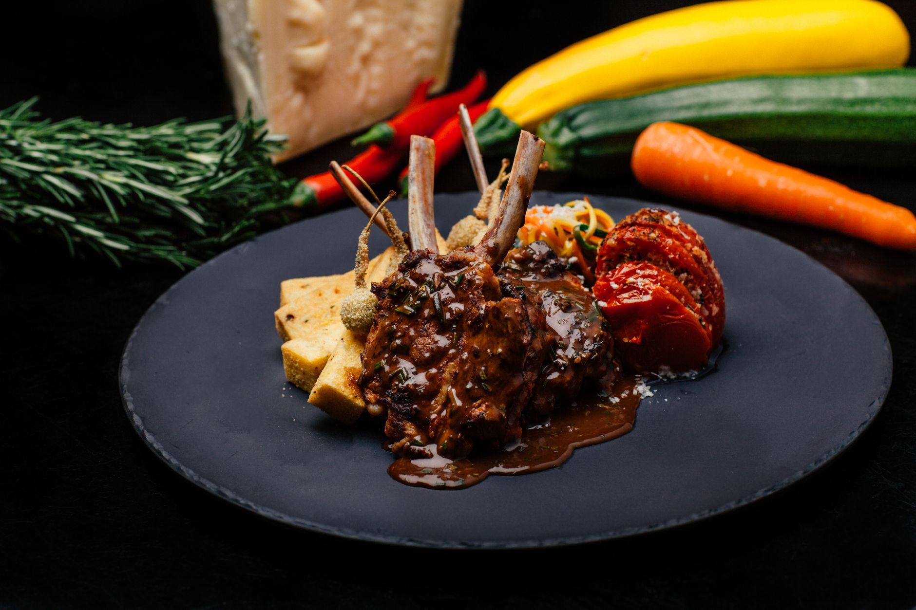 Rosemary Thyme Lamb Chops