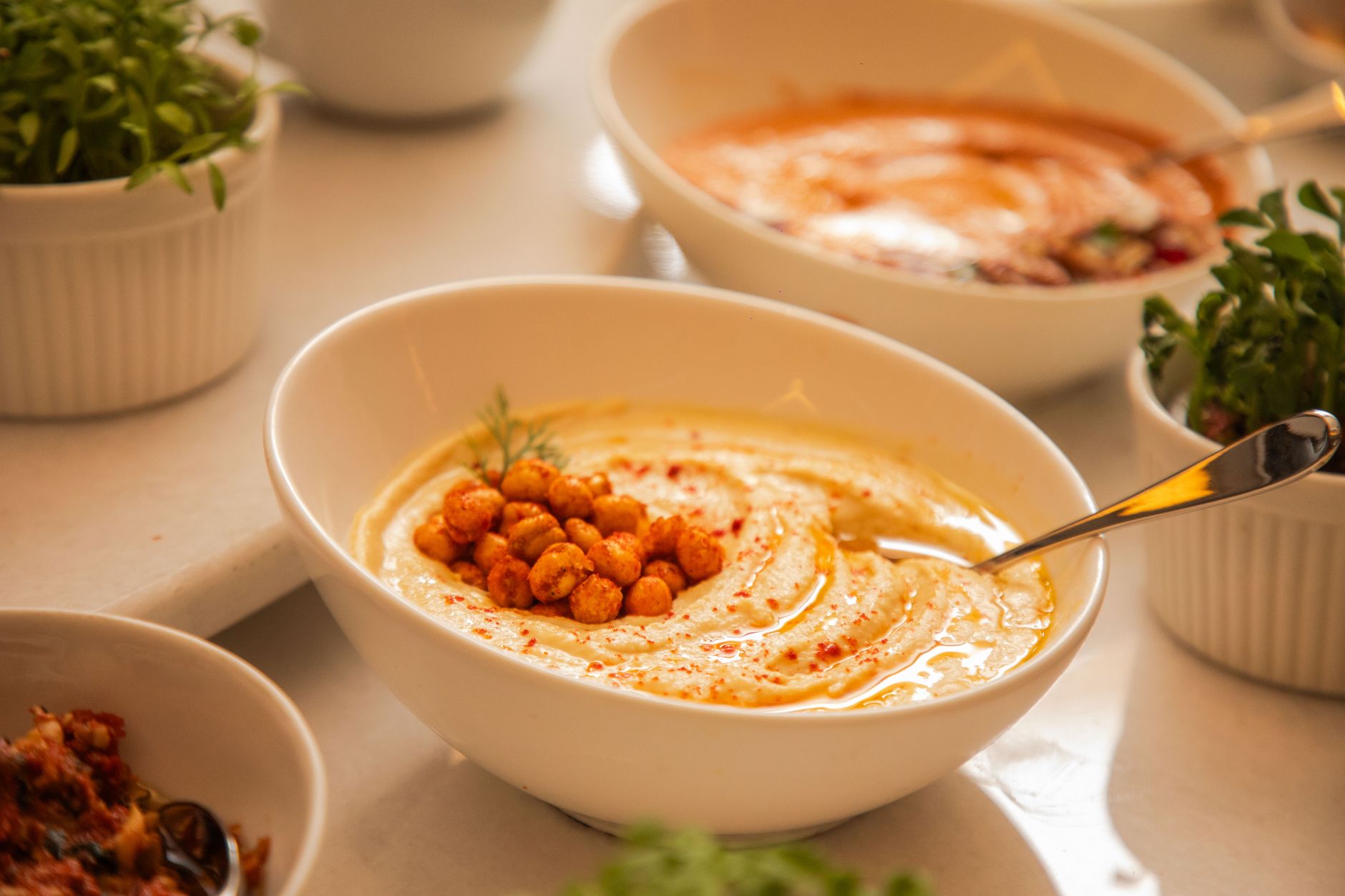 Hummus Breakfast Bowls