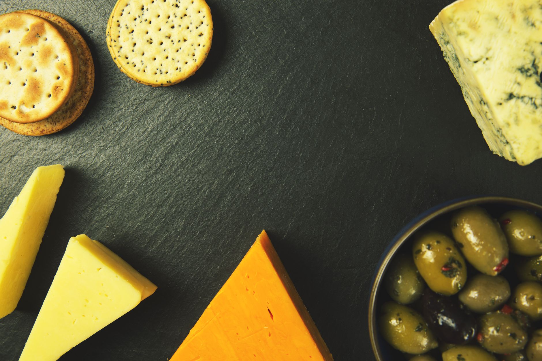 Olives and Cheese