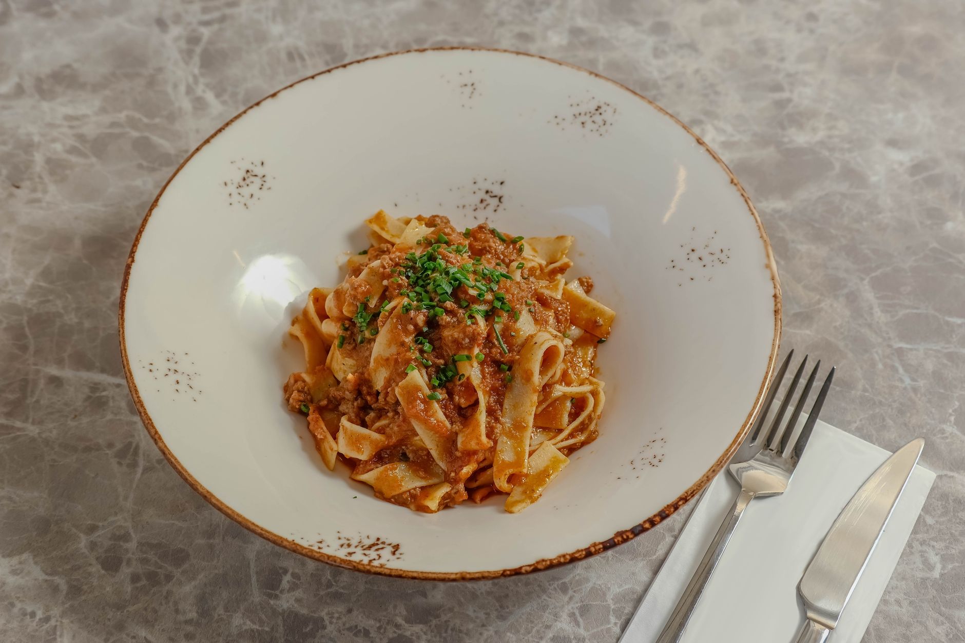 Beef Bolognese with Linguine