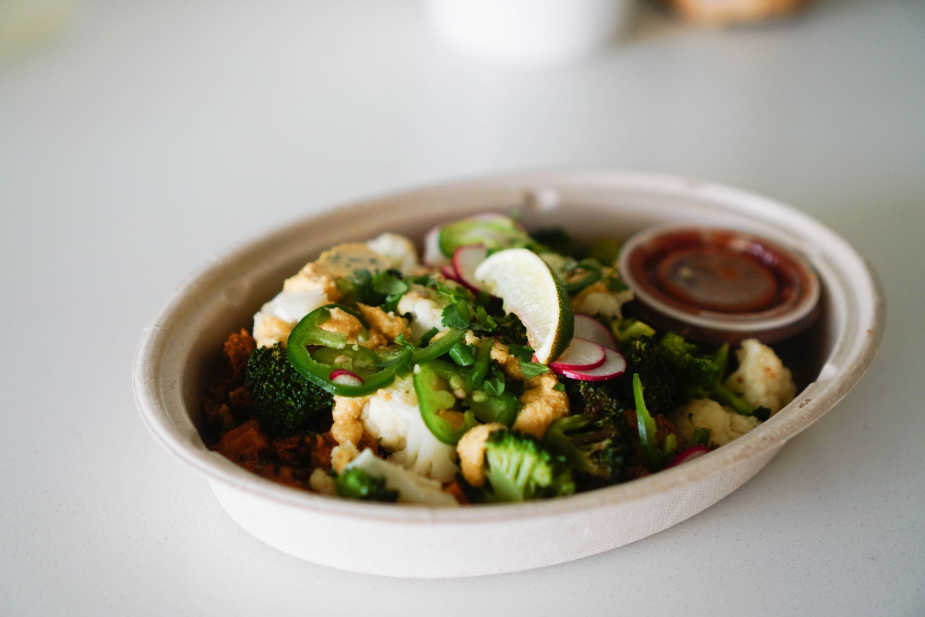 Peanut Lime Cauliflower Salad