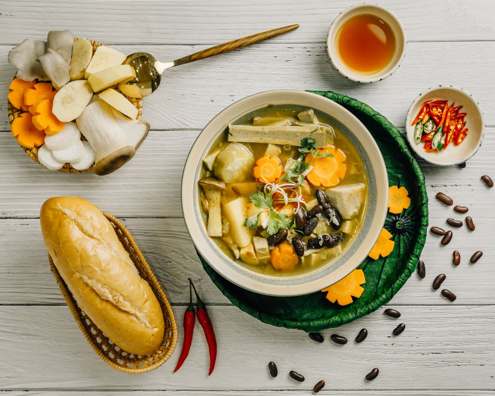 Vegetarian White Bean Soup