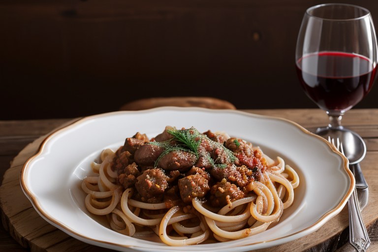 Quick sausage bolognese