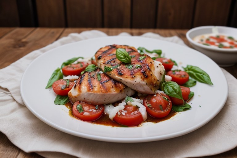 Grilled Chicken Margherita