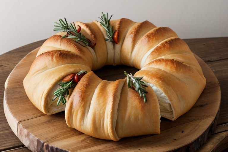 Pigs in a Blanket Wreath
