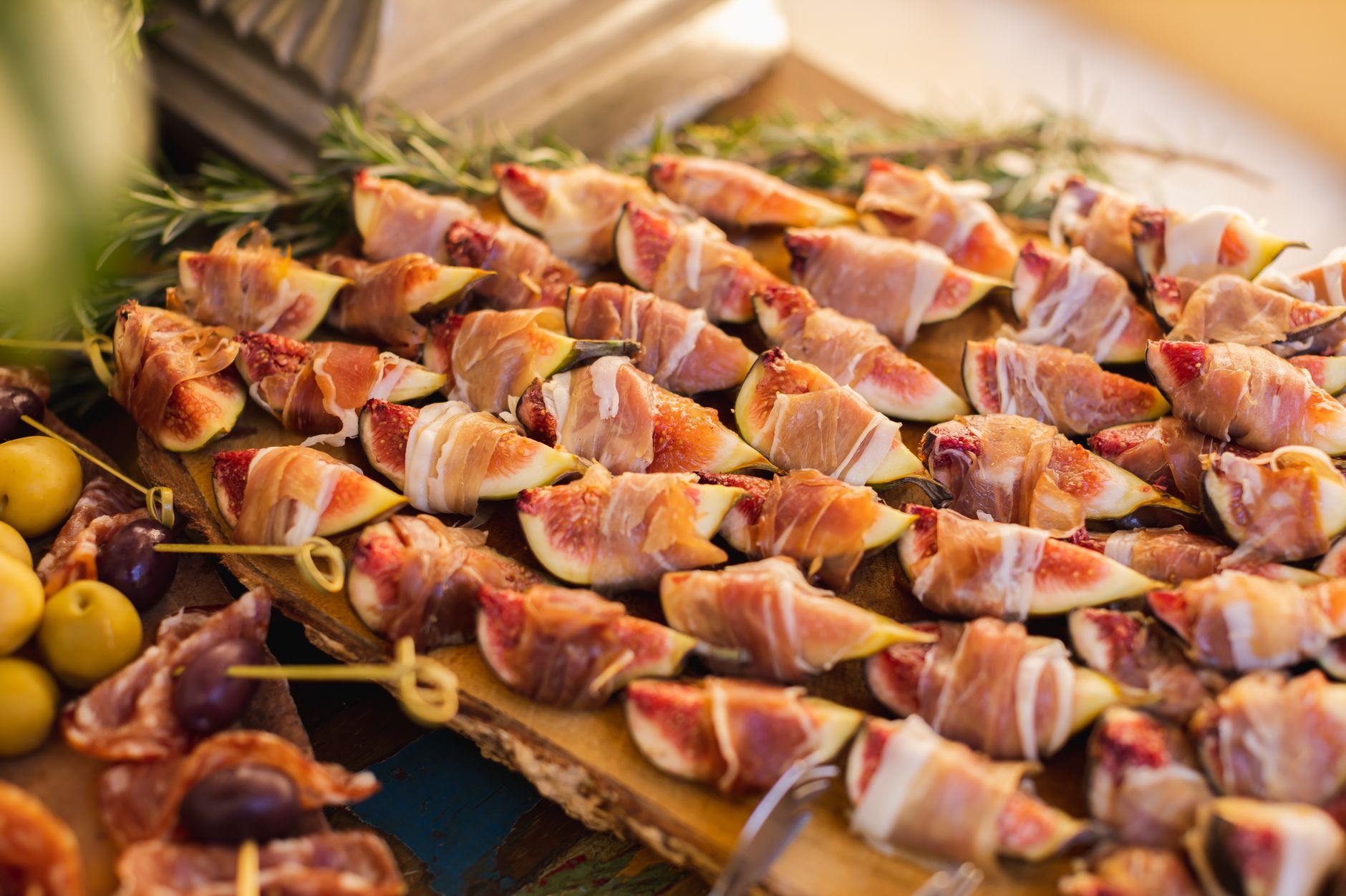 Candied Bacon-Wrapped Figs