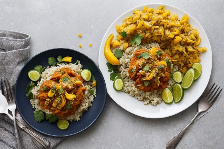 Slow Cooker Salsa Chicken Verde Bowls