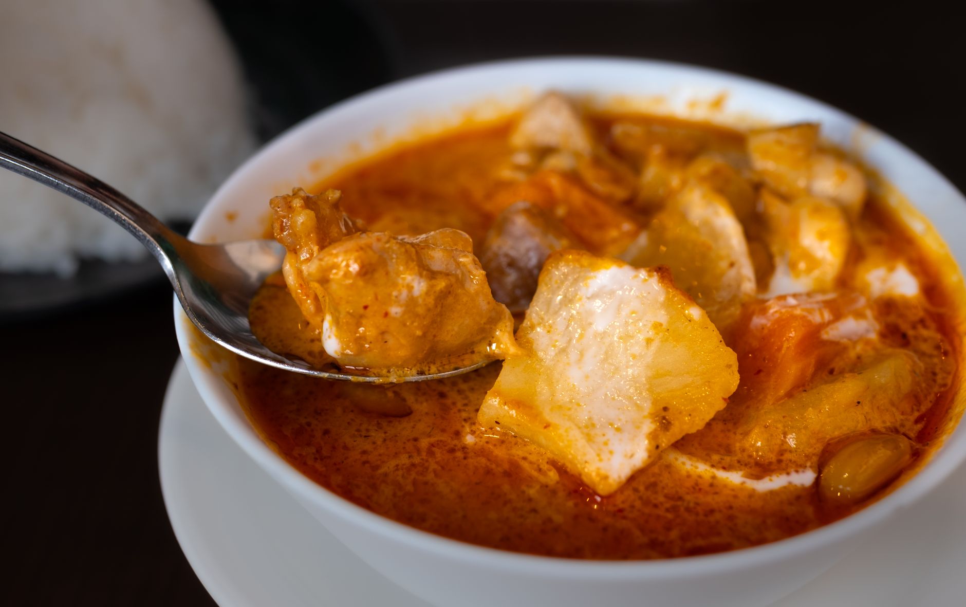 Panang chicken curry (kaeng panang gai)