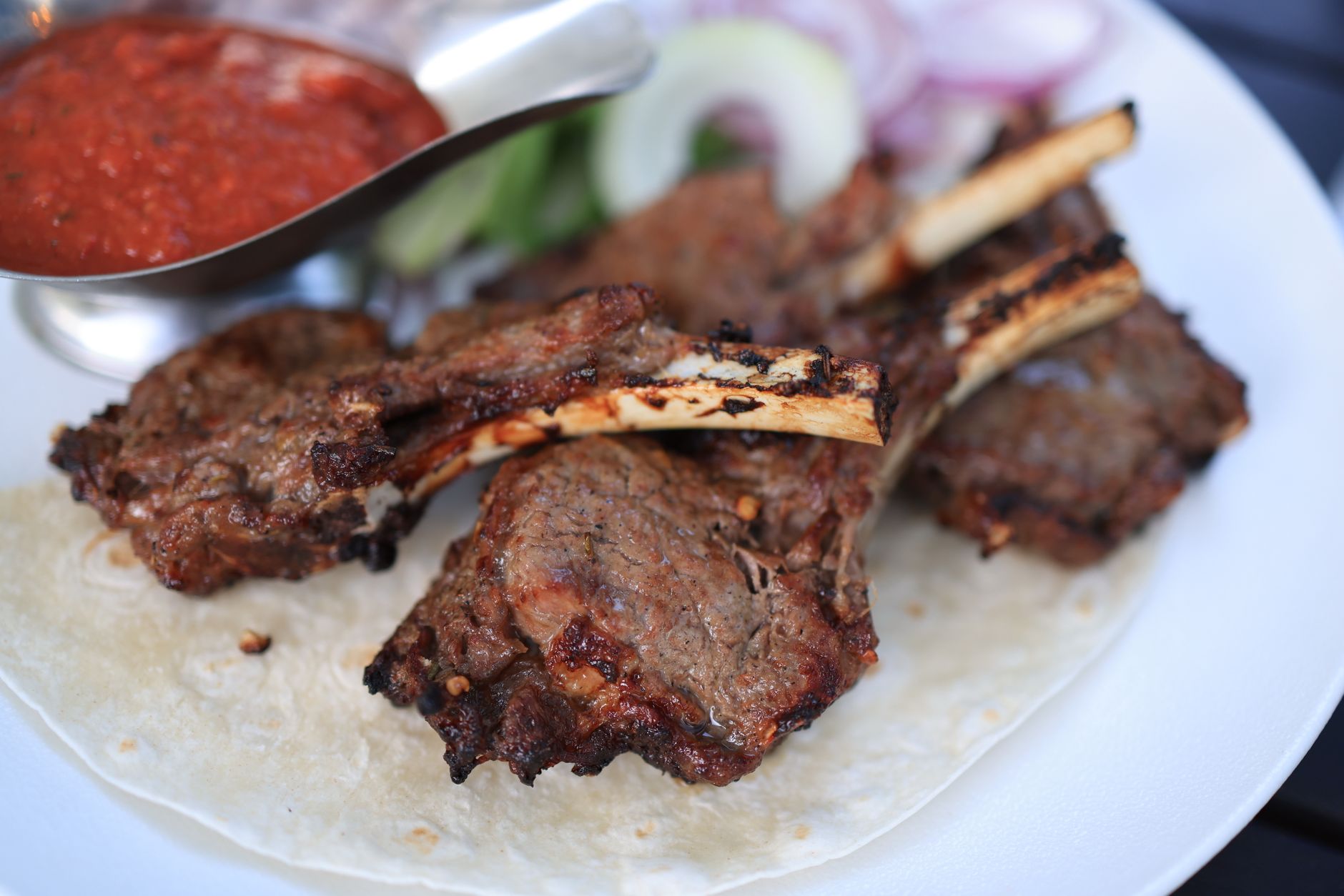 Lamb tomato and sweet spices