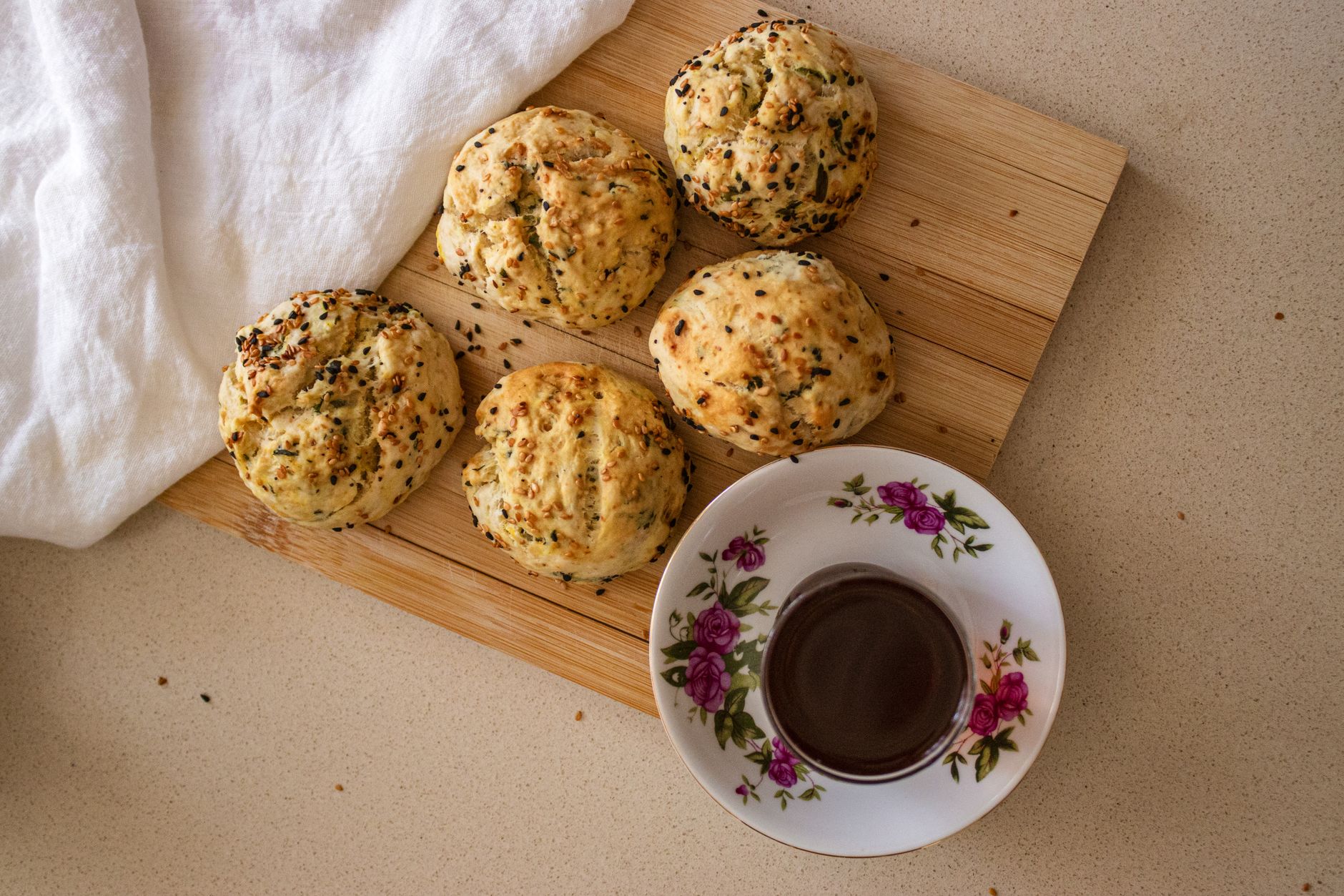 Cheddar Scallion Scones