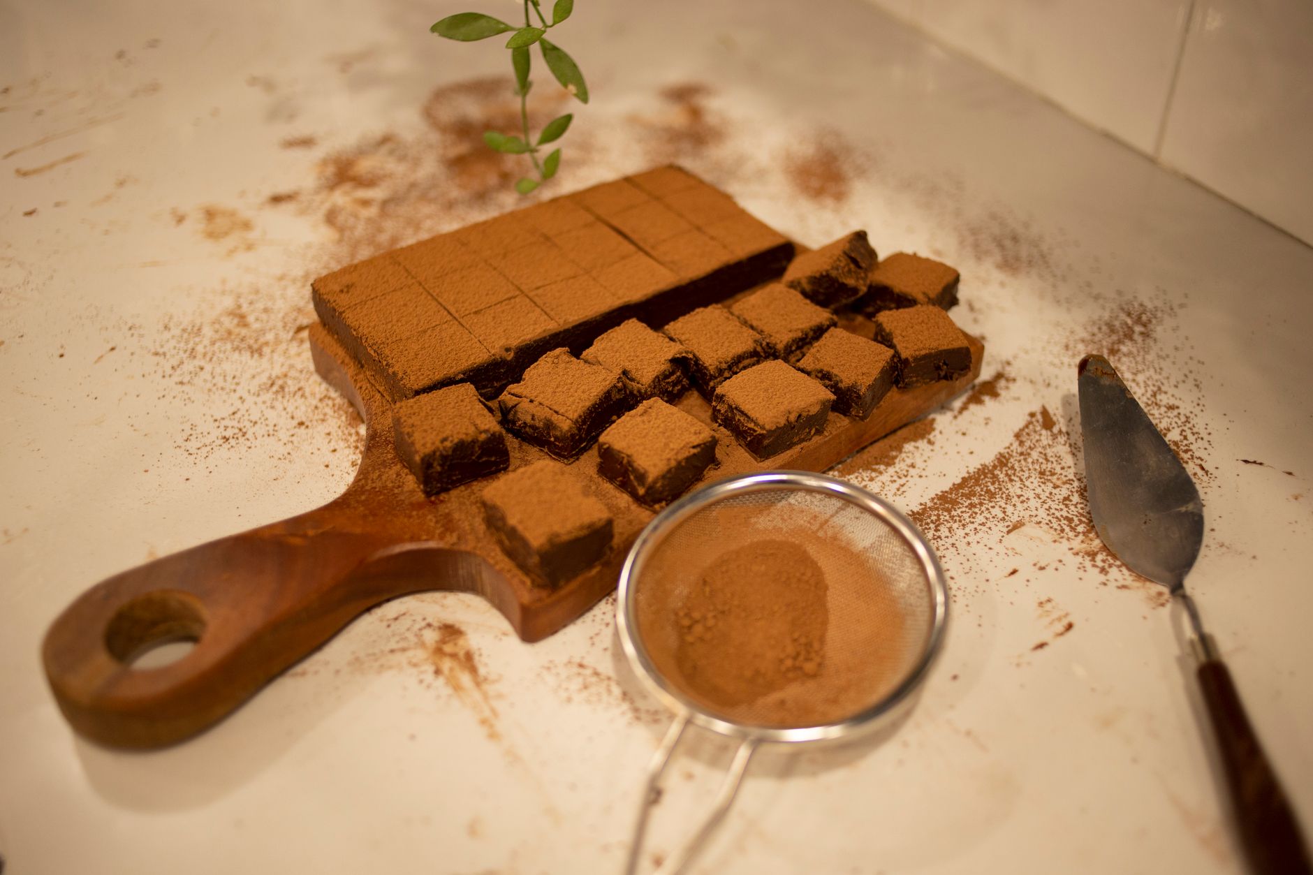 Chocolate barfi