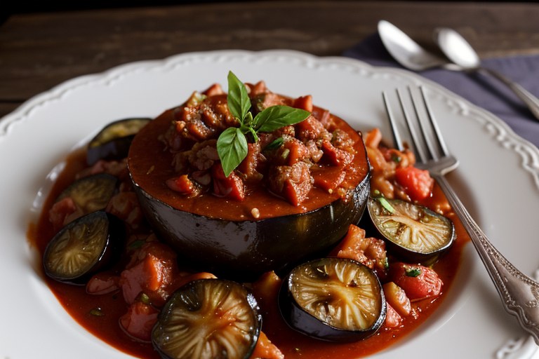 Spicy Fresh Tomato and Eggplant Sauce