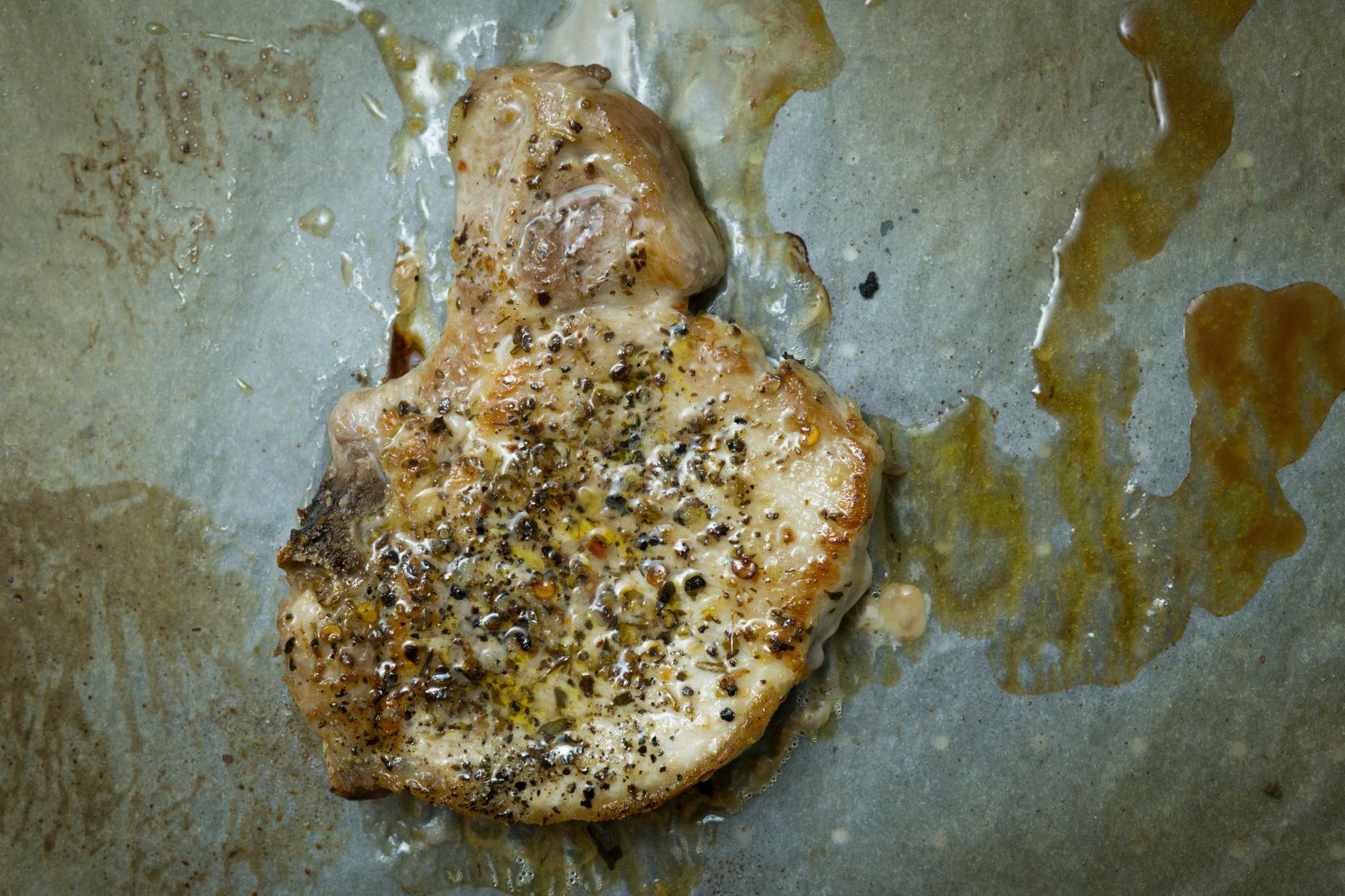 Oven-Baked Bone-In Pork Chops