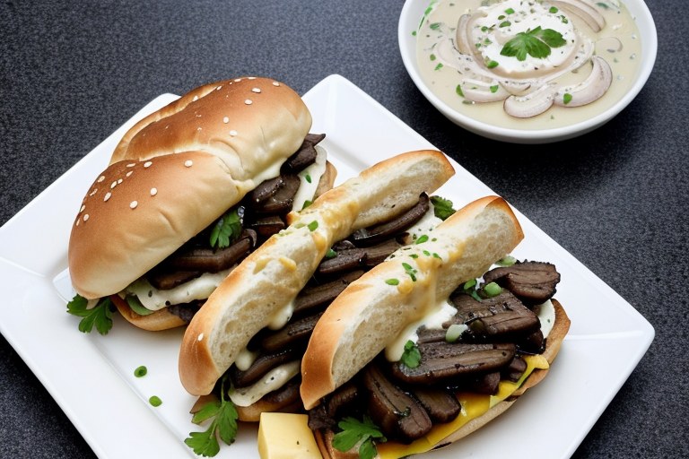 Vegetarian French Dip Sandwiches