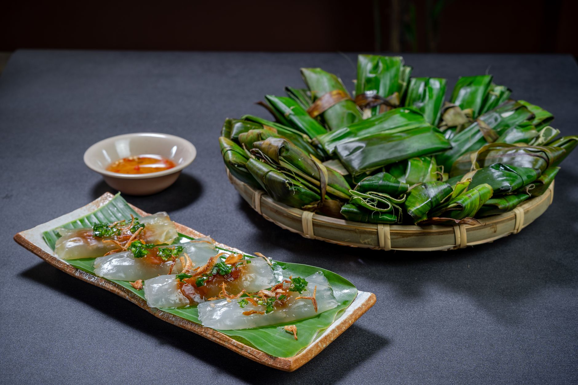 Rice paper dumplings