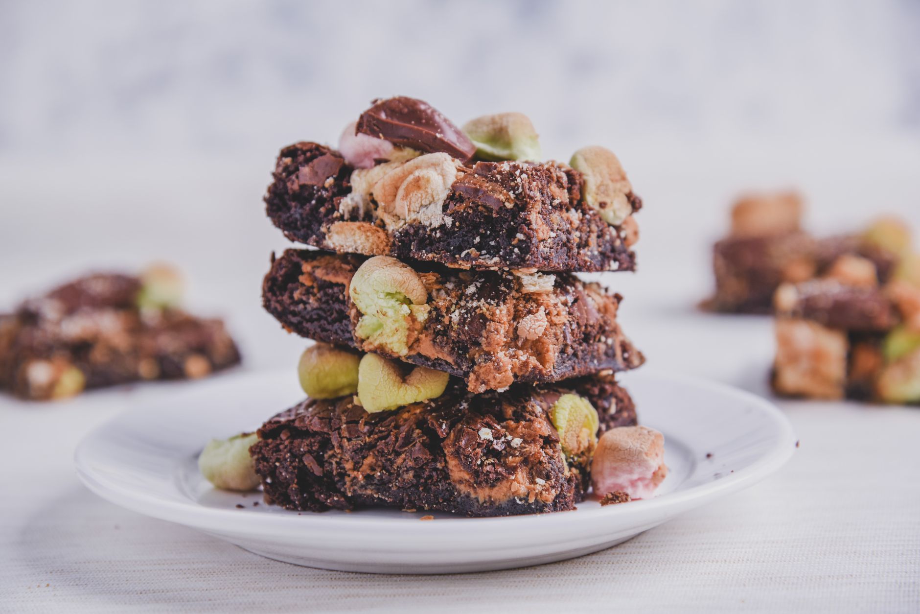 Chocolate Marshmallow Candy Squares