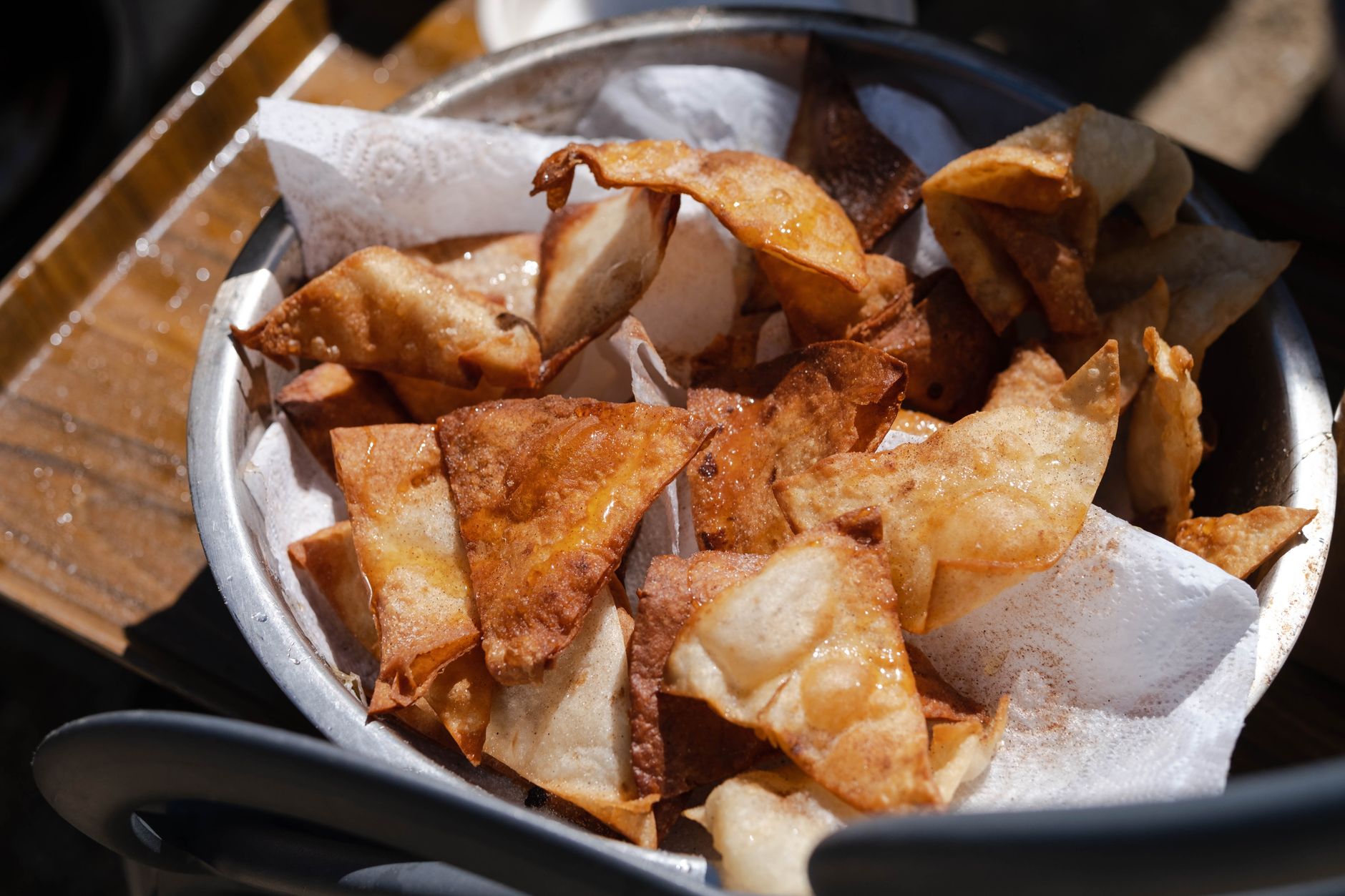 Cinnamon Pita Crisps