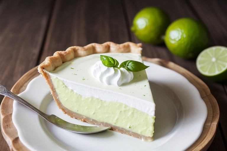 Lime Basil Pie