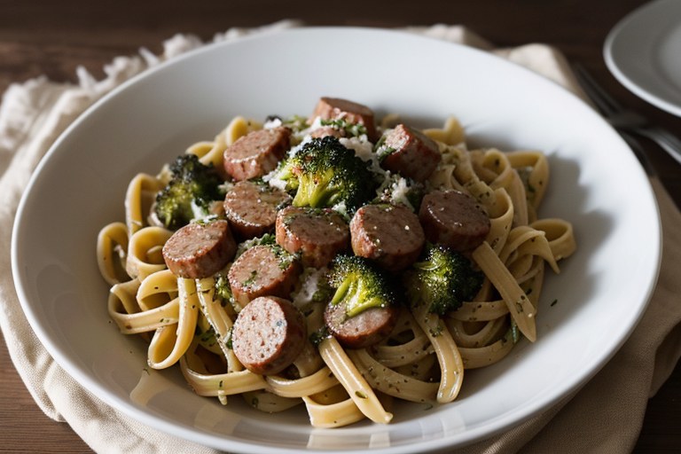 Spicy Sausage and Broccoli Pasta