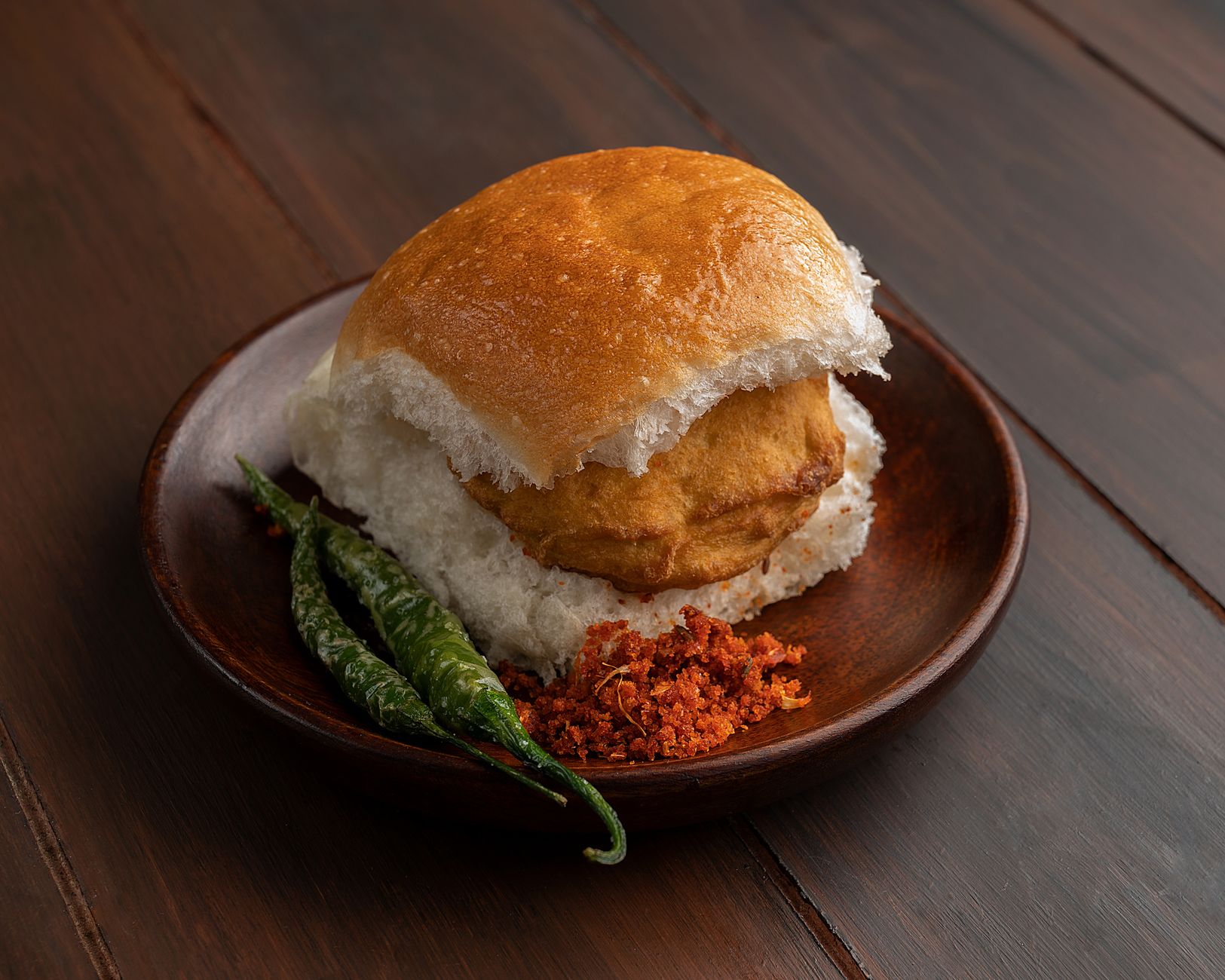 Bhaji burger