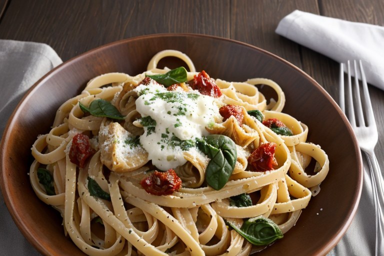 zesty tomato & artichoke pasta