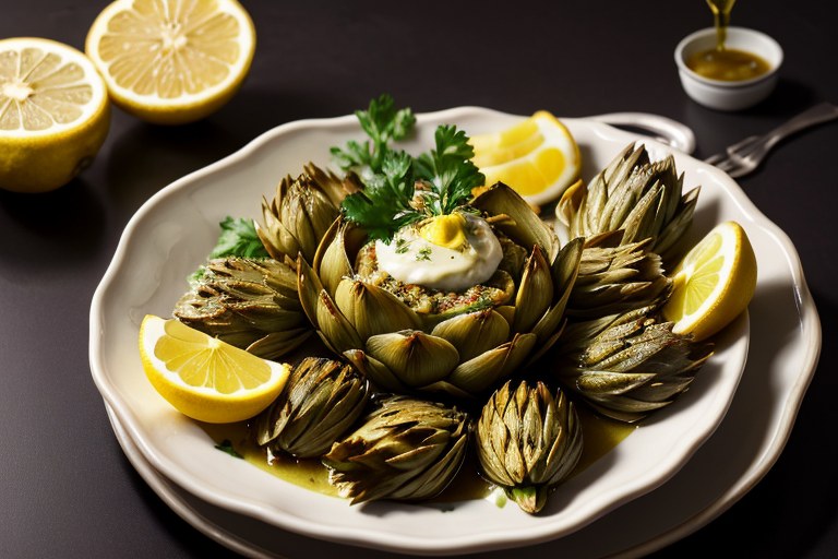 Artichoke baba ganoush