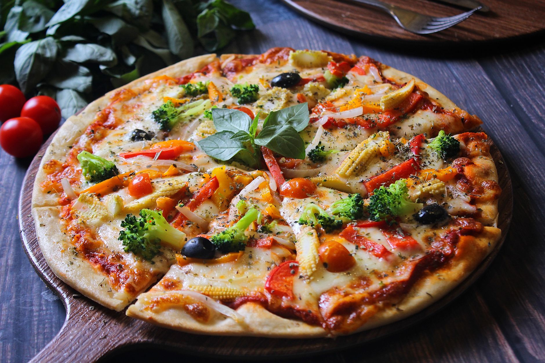Grilled Vegetable Pizza