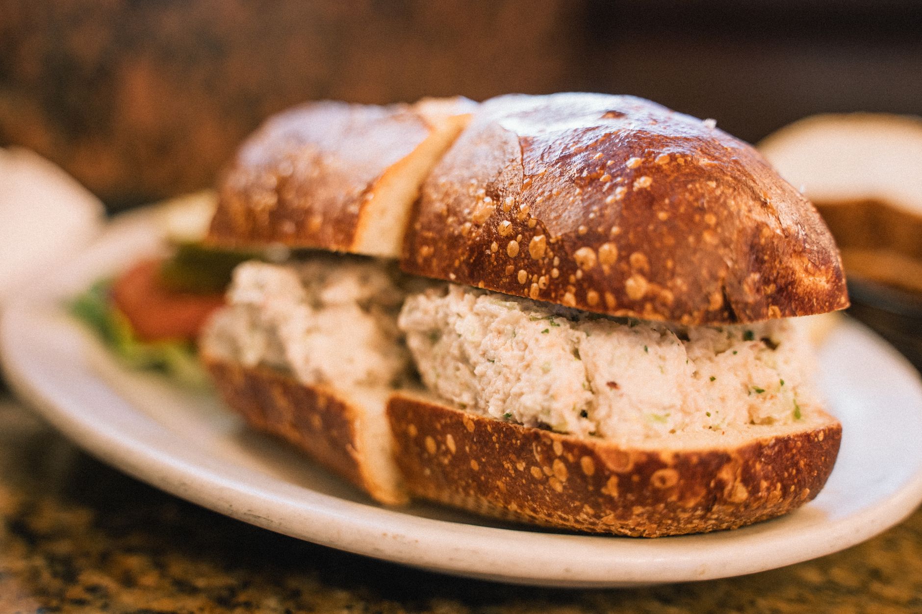 Cashew Turkey Salad Sandwiches