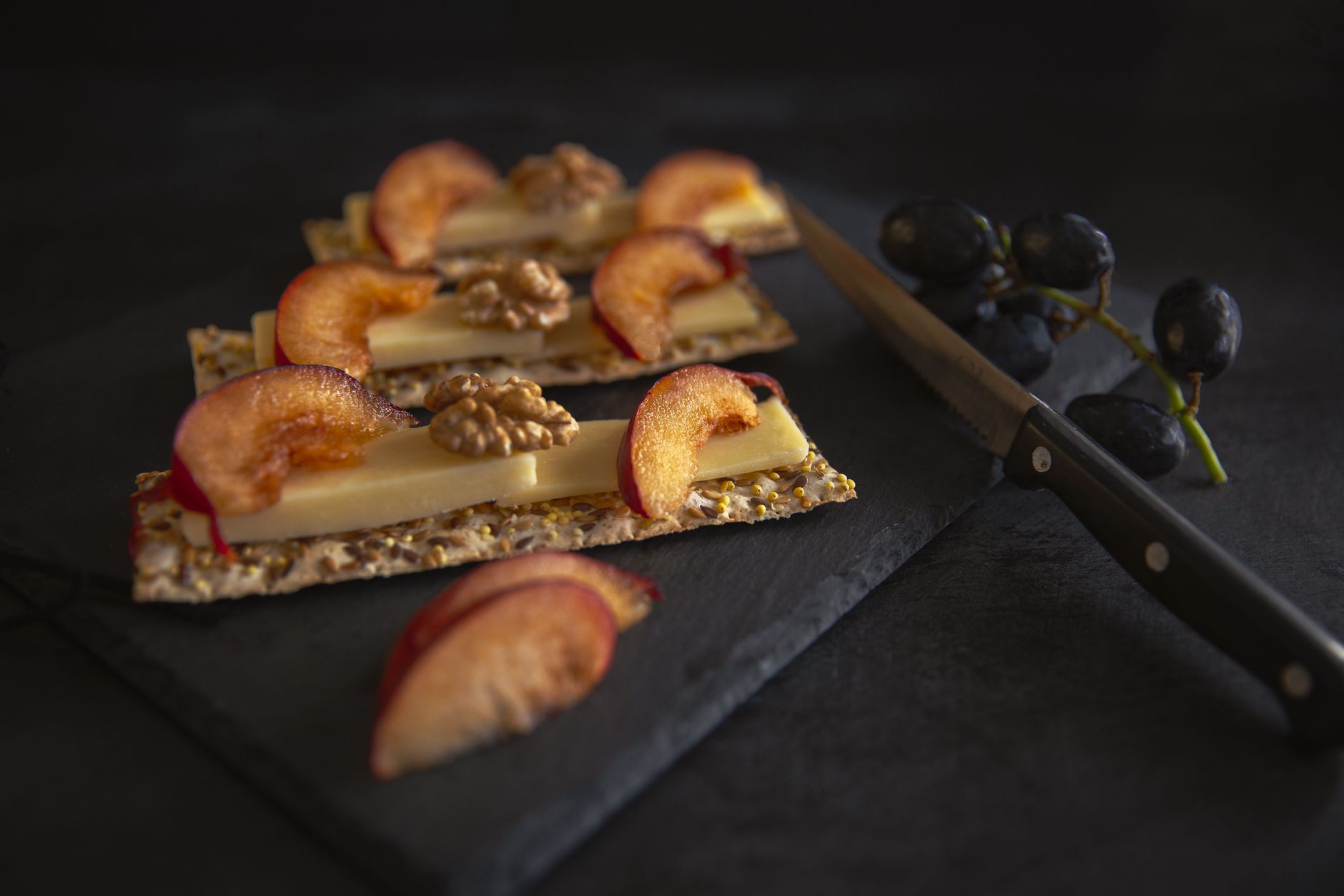 Fig Balsamic Walnut Flatbread