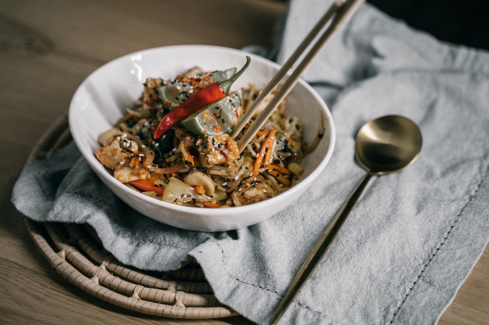 Peanut Soba Stir Fry