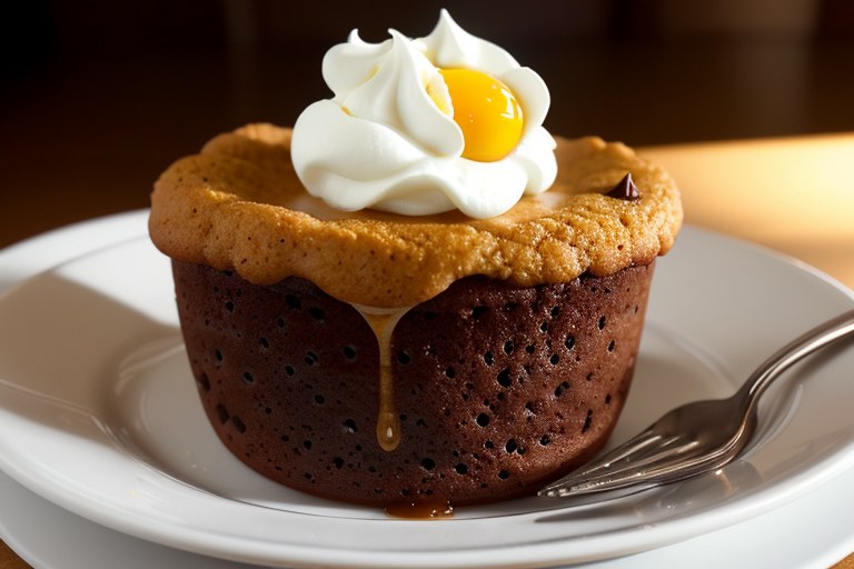 Chocolate chip mug cake