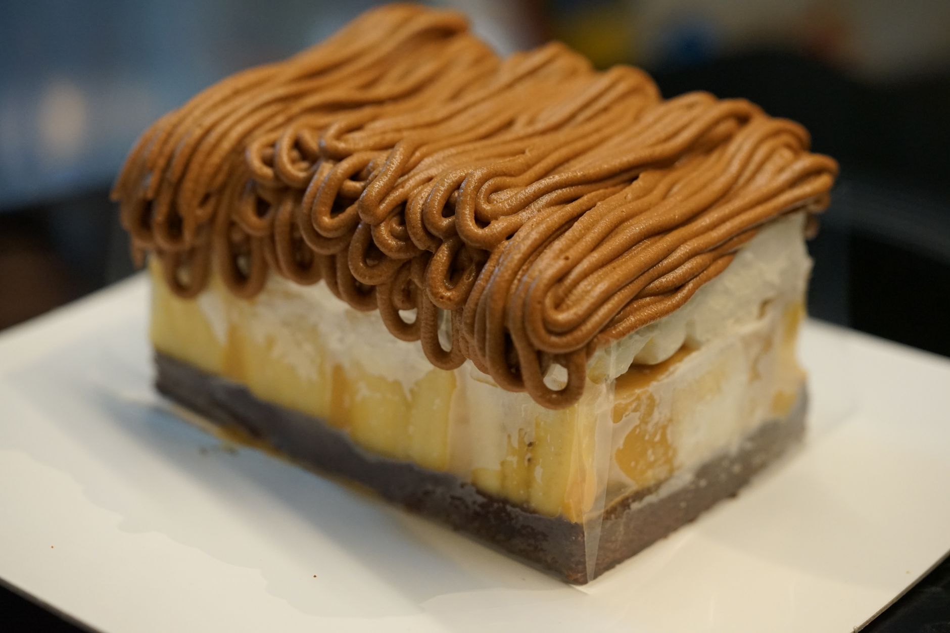 Nutty Caramel Ice Cream Cake