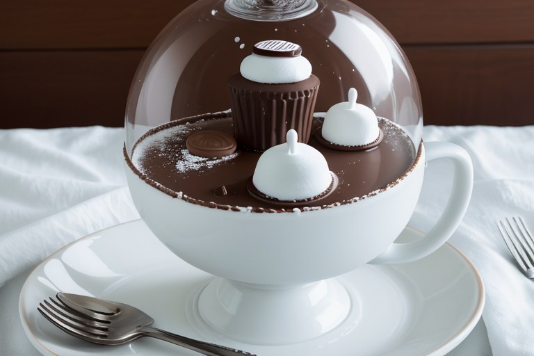 Snow globe hot chocolate