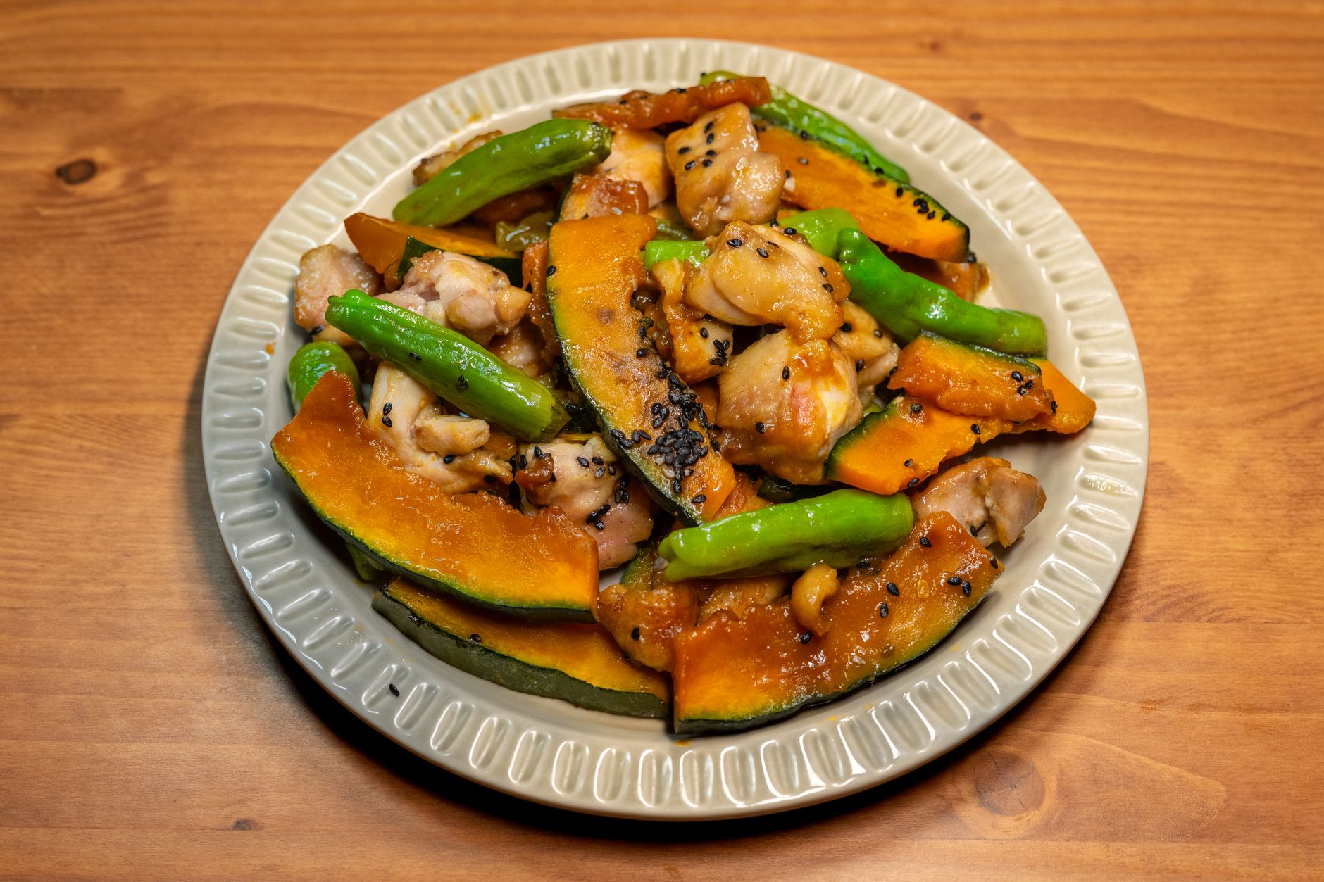 Maple-Roasted Chicken & Acorn Squash