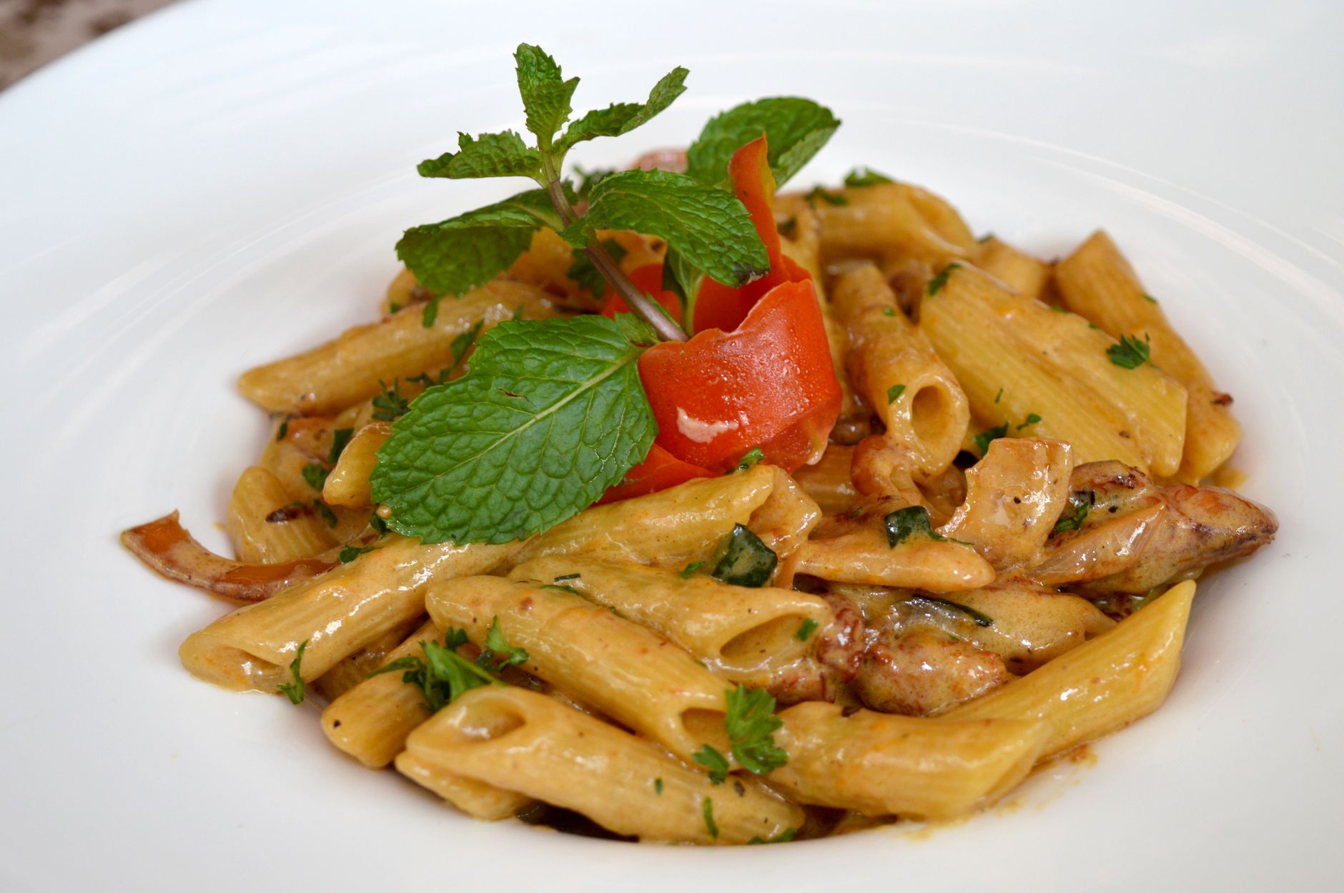 Creamy Tomato Pasta with Sausage