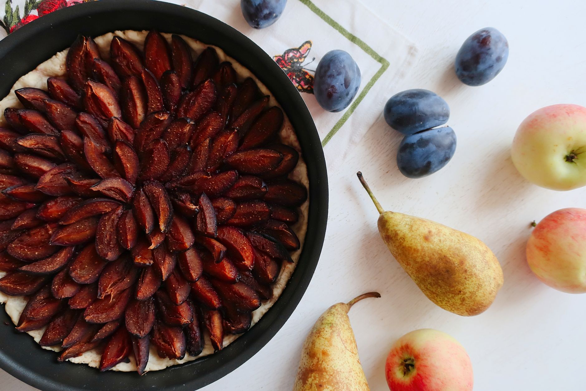 Ginger Plum Tart