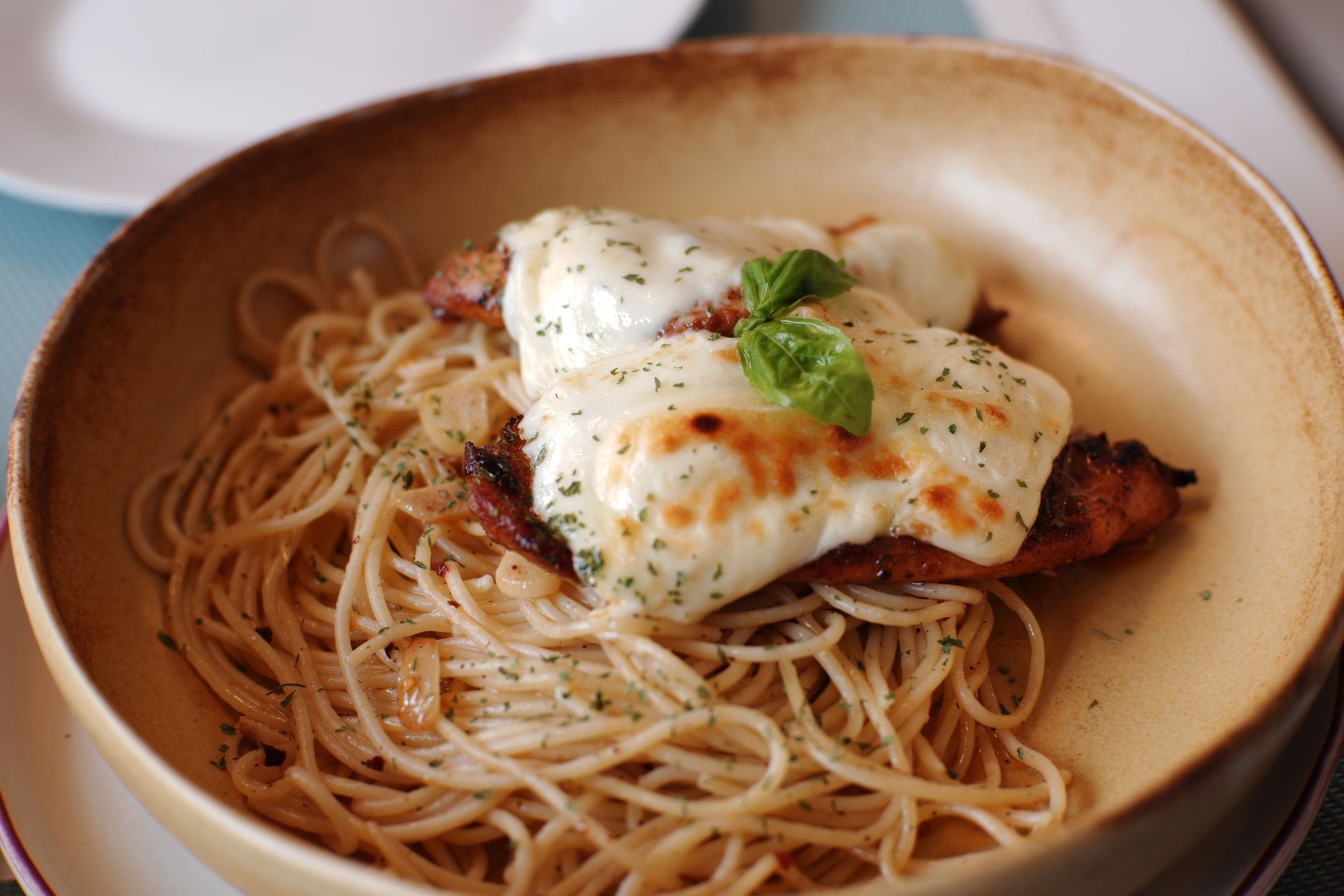 Cheddar Chicken Spaghetti