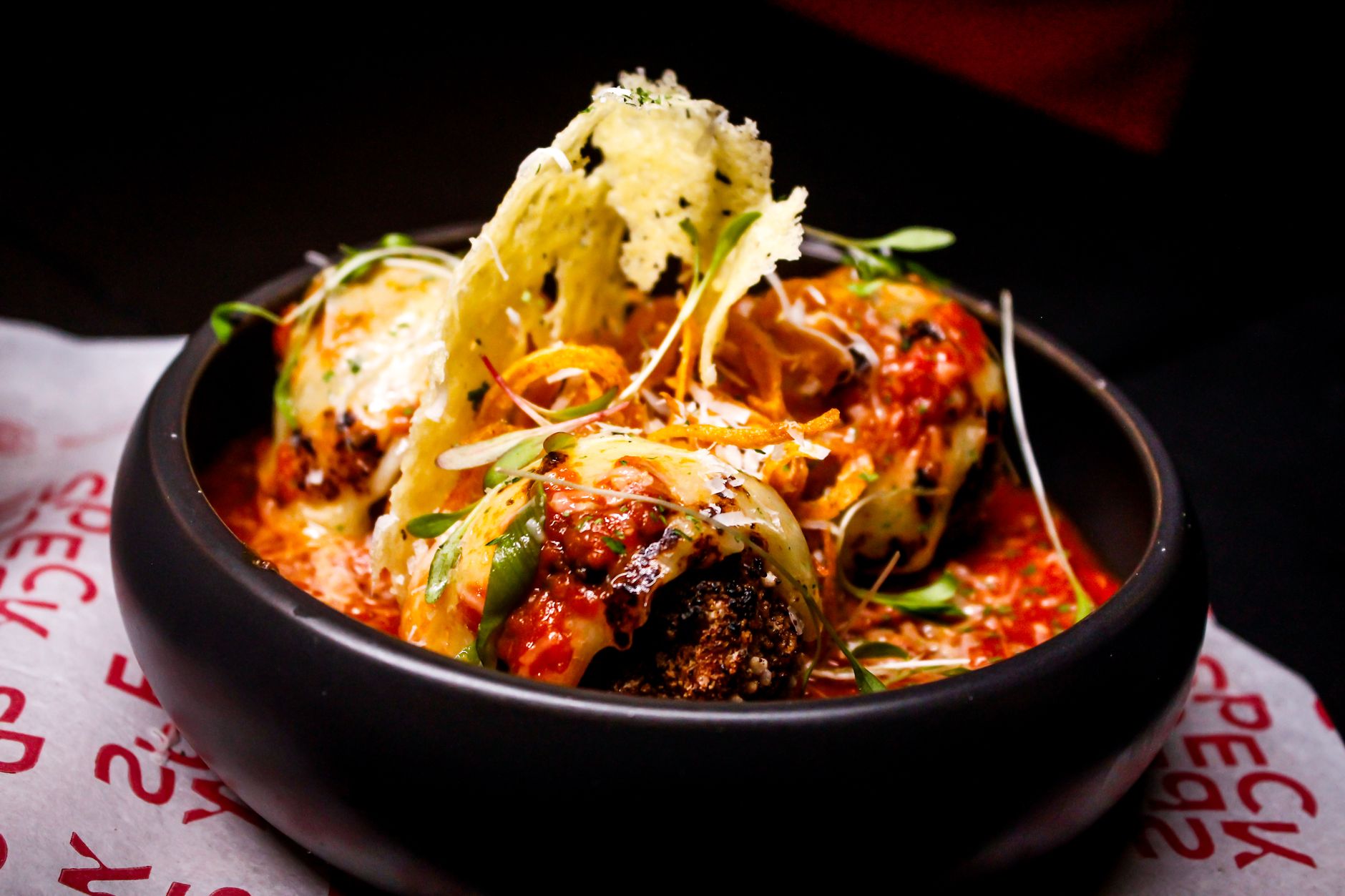Spaghetti Squash Meatball Casserole