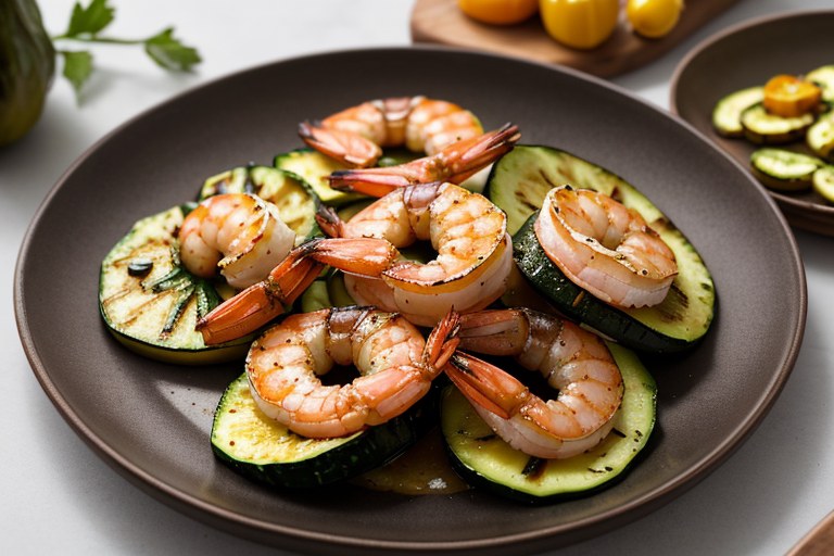 Grilled Shrimp and Veggie Foil Pack